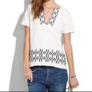 Madewell embroidered shirt